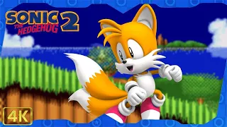 Sonic the Hedgehog 2: Absolute ⁴ᴷ Full Playthrough (All Chaos Emeralds, Tails gameplay)