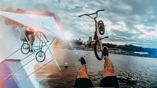 ПРЫЖОК С ОГРОМНОЙ ВЫШКИ МОГ СТАТЬ ПОСЛЕДНИМ | Летающий BMX