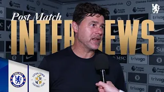 STERLING & POCHETTINO react to Chelsea's first 23/24 Premier League victory | Chelsea 3-0 Luton Town