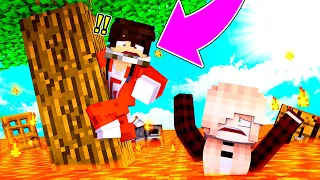 !LA LAVA SUBE CADA 10 SEGUNDOS EN MINECRAFT! 😱 ¿LOGRAMOS SOBREVIVIR O NOS QUEMAMOS?