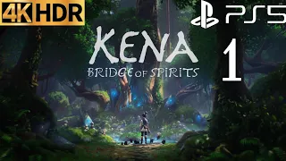 Kena: Bridge of Spirits (PS5) 4K 60FPS HDR Gameplay Walkthrough Part 1: INTRO (FULL GAME)