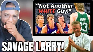 Lebron Fan REACTS To The BEST Larry Bird TRASH TALK Story Ever Told | REACTION