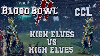 Blood Bowl 2 - High Elves the Sage vs high TV High Elves - CCL G6