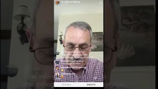 Live de Instagram de José María Bermúdez de Castro