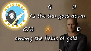 Sting - Fields of Gold - Chords & Lyrics