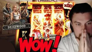 ТАКОЕ БЫВАЕТ РАЗ В ЖИЗНИ! САМЫЙ БОЛЬШОЙ ВЫИГРЫШ МАЗИКА В DEADWOOD!