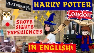 (EN) HARRY POTTER - PLATFORM 9 and 3/4 - BUTTERBEER bar - FILMING locations - Magical RELICS!