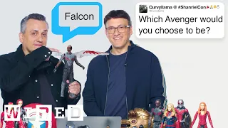 The Russo Brothers Answer Avengers: Endgame Questions From Twitter | Tech Support | WIRED