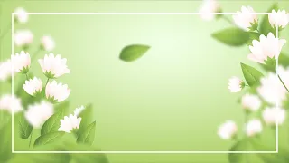 Flower Background Video Effects HD | 4K Animation Leaves Growth Animation Title Screen AA VFX