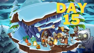 Plants vs Zombies 2 Walkthrough : Frostbite Caves Day 15 (2023)