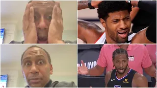 Stephen A. Smith reacts to the Clippers losing Game 7 to the Nugggets