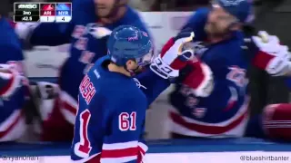 Rangers at Coyotes - 10/22/15 - Rick Nash goal