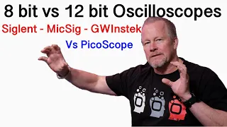 12 bit vs 8 bit Oscillscopes Pico vs Siglent - Micsig - GW Instek