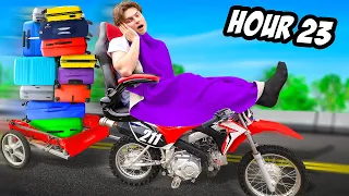 Riding My Dirtbike For 24 Hours!!