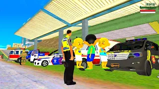 Upin Patroli naik Mobil Polisi amankan kota 😍 Dunia Oyya