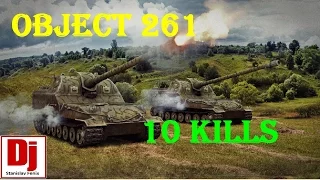 World of Tanks gameplay artilleri - Object 261 - 10 tier - 9 Kills - 8,2K Damage