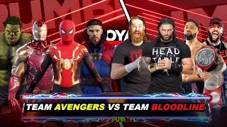 WWE 2K22 Team Avengers Vs Team Bloodline Gameplay