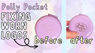 Fixing worn Polly Pocket logos! | Vintage Polly Pocket Collection