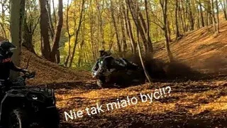 ❌Nie tak miało być❌Pełen ogień i do przodu. Polaris Scrambler  Can am Outlander rollover crash