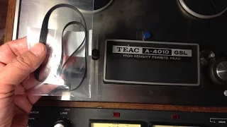 Teac A-4010GSL Belt Replacement and Repair