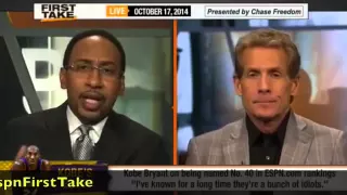 First Take   Kobe Bryant Responds To Being Ranked 40th