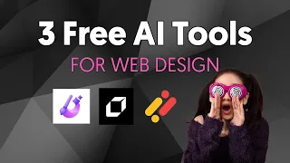 3 Free Amazing AI Tools to elevate your webdesign that actually works! - Easy for Beginners too!