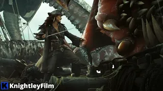 Pirates of the Caribbean: Dead Man's Chest (2006) - Jack vs Kraken Scene | KnightleyFilm