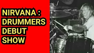 NIRVANA - First Show of Aaron Burckhard, Dale Crover, Dave Grohl