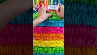 How to Crochet Loop Stitch 3D Texture #shorts