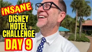 Day 9 Staying At Every Disney Hotel! There's A RESTAURANT ON WATER Coronado Springs Resort FULL TOUR