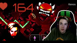 Kenos 50% (Extreme Demon) By Bianox | Geometry Dash *Progress #17*