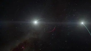 Artist’s animation of the triple system with the closest black hole