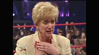 Linda announces the return of Stone Cold at Backlash. Stephanie gives her chance to change her mind