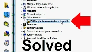 How to Fix PCI Simple Communications Controller Driver Error in Windows 7