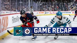 San Jose Sharks vs Winnipeg Jets | February 14, 2024 | Game Highlights | NHL Regular Season