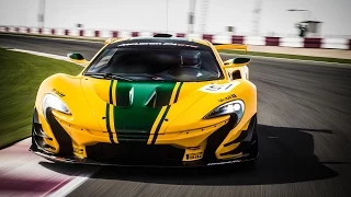 McLaren P1 GTR driven flat out on track: on-board video blog