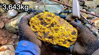 Enorme Pepita de Ouro Encontrada em Garimpo | GOLD NUGGETS BRAZIL