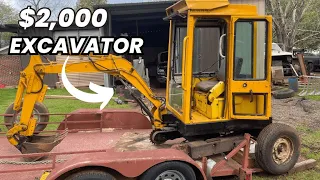 BUYING THE CHEAPEST CLAPPED OUT EXCAVATOR ON MARKETPLACE..HOW BAD CAN IT BE?