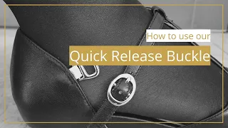 How to use the Quick Release Buckle with Charlie Stone Shoes