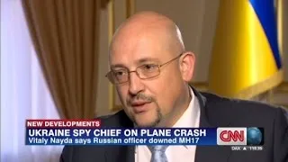 Ukraine spy chief says Russian downed MH17