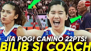 Angel Canino PERFECT vs India! NIYAKAP ng Coach!, Jia MVP! Fifi SERVICE Game! 1 WIN to SEMIS na!