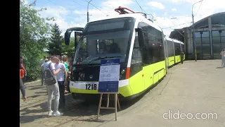 Виставка трамваї у 1 трамвайному депо (ВРМ) 04.06.2023