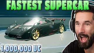 *NEW* PAGANI SUPERCAR SPIN WITH 100,000 UC 😮 PUBG MOBILE