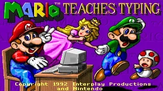 Mario Teaches Typing - D.O.S - 1992 Training Game