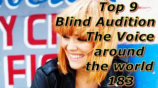 Top 9 Blind Audition (The Voice around the world 183)