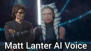 Anakin Skywalker in Ahsoka Trailer With his Clone Wars Voice