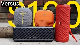 Best $100 Speaker Summer 2018 - JBL Flip 4 Vs Sony XB21 Vs UE WONDERBOOM Vs Bose Soundlink Micro