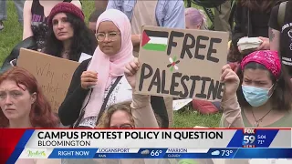 Campus protests continue at IU in Bloomington