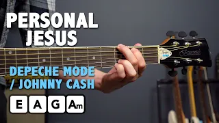 Learn Personal Jesus - great riff for acoustic or electric!