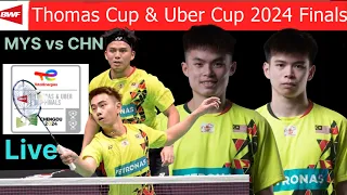 Semi Final: BWF Thomas Cup Badminton 2024 Live Score Watchalong. Malaysia vs China Live Score